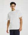 Playera Relaxed Blanca,BLANCO HUESO